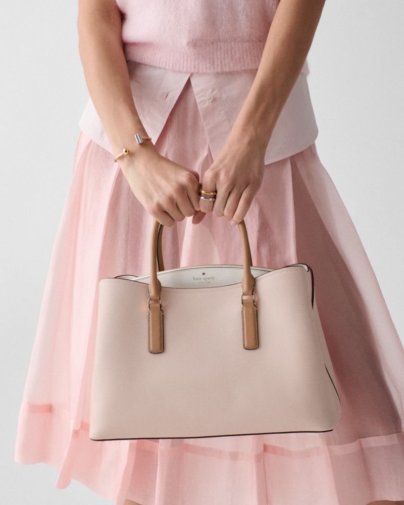 KateSpade Thompson Street Satchel Bag Powdered Sugar Multi