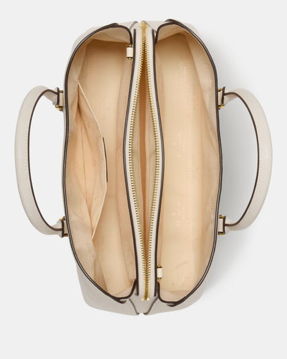 KateSpade Thompson Street Satchel Bag Cashew Milk
