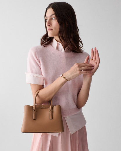 KateSpade Thompson Street Small Satchel Bag Tuscan Brown