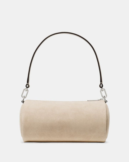 KateSpade Roulette Suede Crossbody Bag Light Sand
