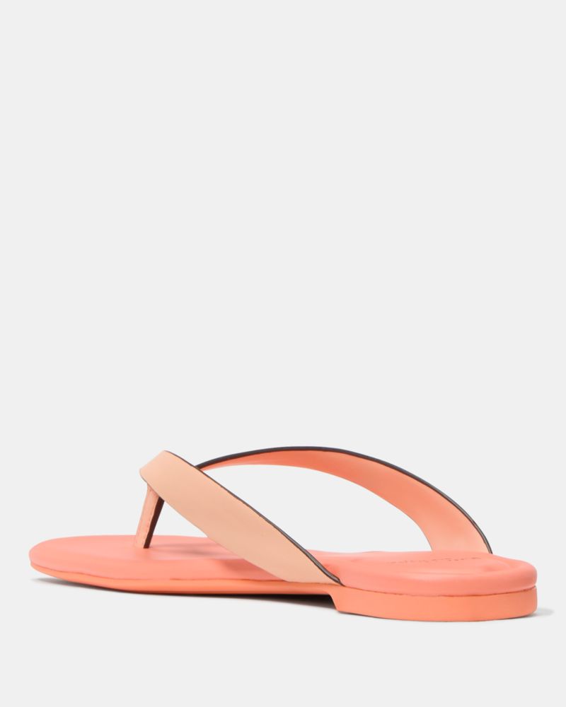 Katespade Sandie Flip Flop Sandals Light Cantaloupe Melon Ball