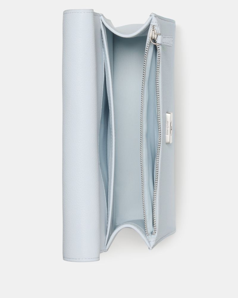 KateSpade Deco Snake Embossed Chain Shoulder Bag Pale Sapphirine Multi