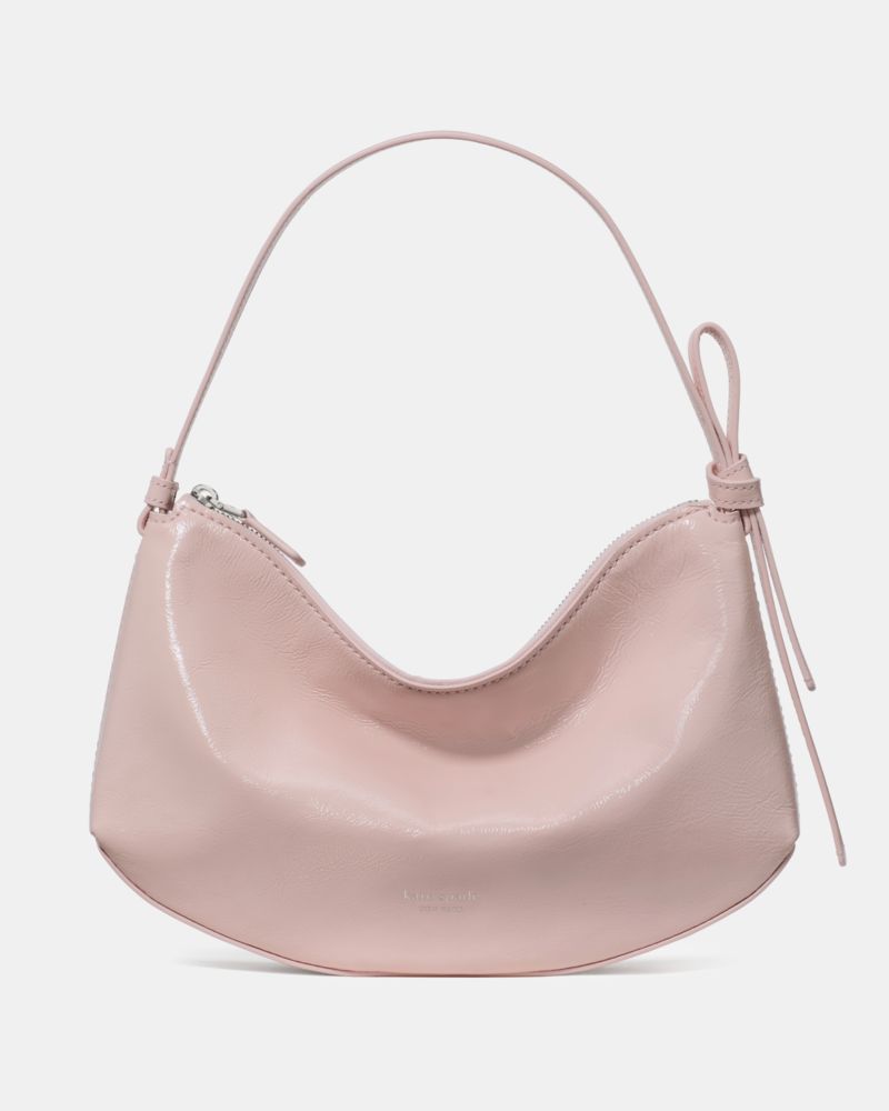 KateSpade Loop Crinkle Patent Shoulder Bag Morning Beach