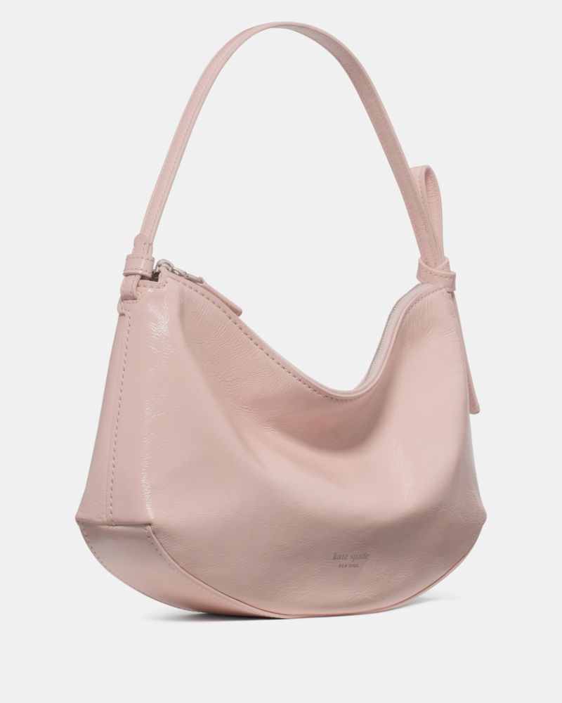 KateSpade Loop Crinkle Patent Shoulder Bag Morning Beach