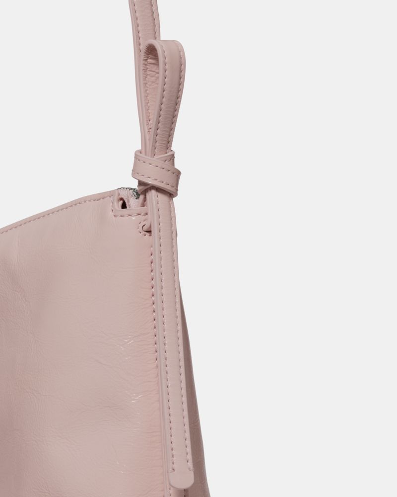 KateSpade Loop Crinkle Patent Large Shoulder Bag Morning Beach