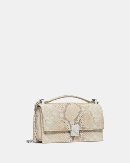 KateSpade Deco Snake Embossed Mini Crossbody Bag Neutral Multi
