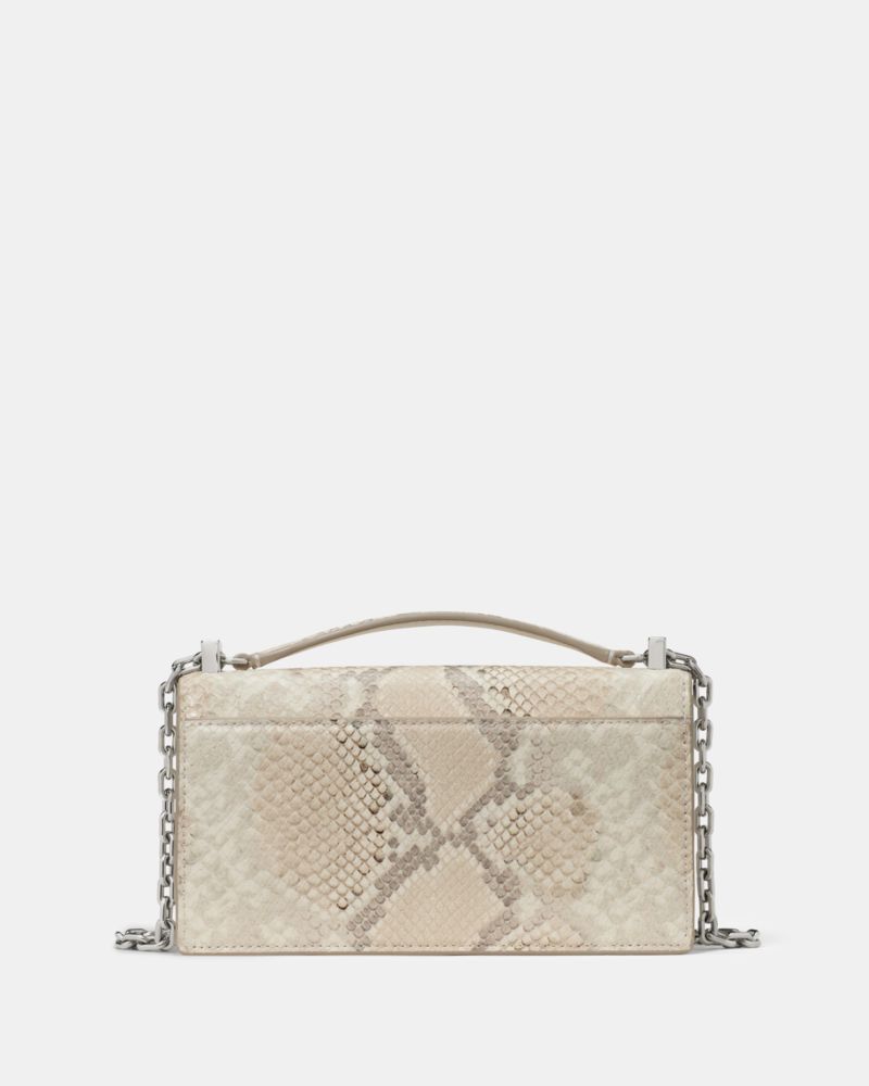 KateSpade Deco Snake Embossed Mini Crossbody Bag Neutral Multi