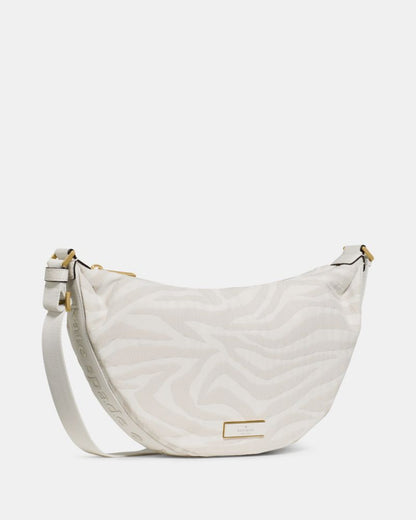 KateSpade Carter Zebra Sling Crossbody Bag Natural Multi