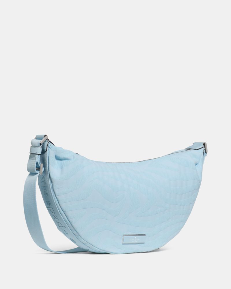 KateSpade Carter Zebra Sling Crossbody Bag Blue Multicolor