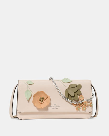 KateSpade Ivy Floral Crossbody Bag Fresh Peach Multi