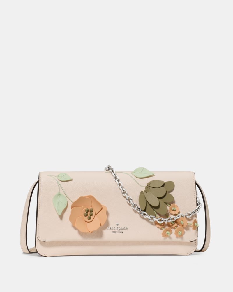 KateSpade Ivy Floral Crossbody Bag Fresh Peach Multi