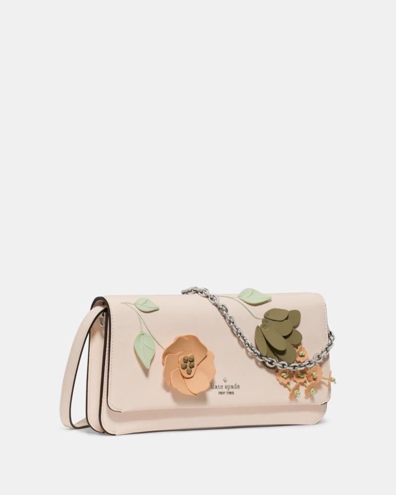 KateSpade Ivy Floral Crossbody Bag Fresh Peach Multi