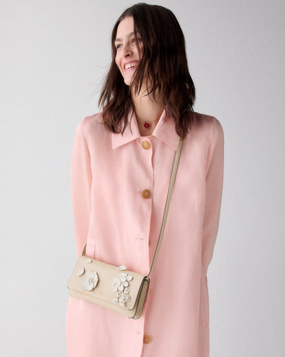 KateSpade Ivy Floral Crossbody Bag Milk Glass Multi