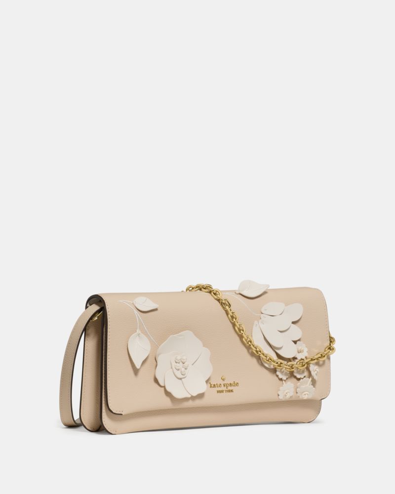 KateSpade Ivy Floral Crossbody Bag Milk Glass Multi