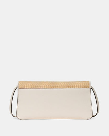 KateSpade Ivy Straw Crossbody Bag Natural Multi