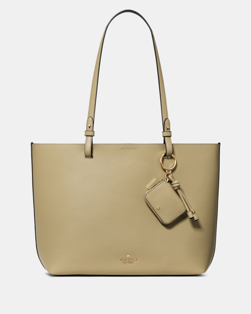 KateSpade Tessa Tote Bag With Charm Elm