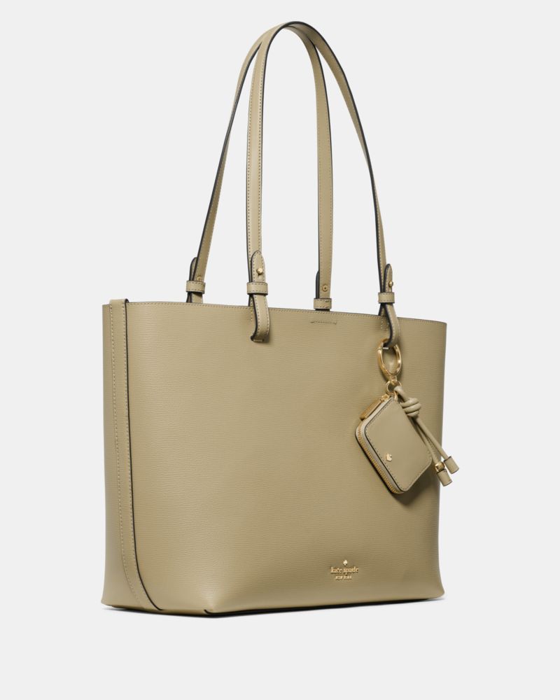 KateSpade Tessa Tote Bag With Charm Elm