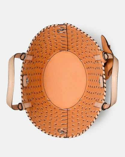 KateSpade Dahlia Tote Bag Crisp Peach Multi