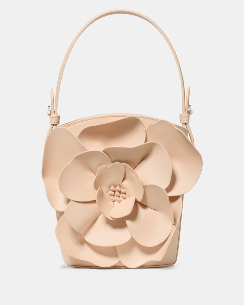 KateSpade Flora Bucket Bag Crisp Peach