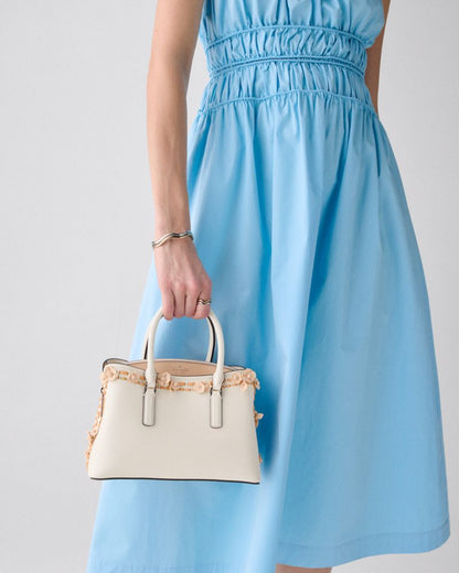 KateSpade Thompson Street Floral Small Satchel Bag Fresh Peach