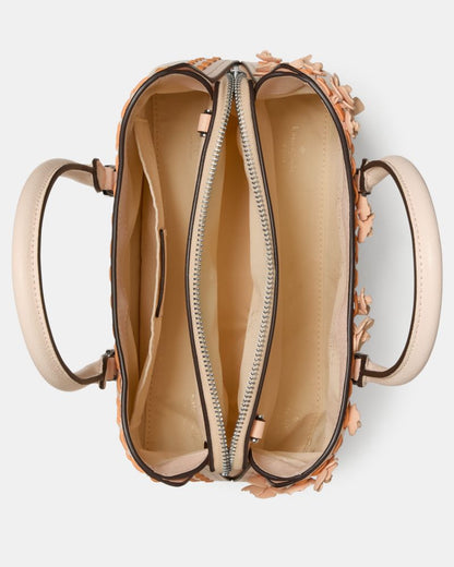 KateSpade Thompson Street Floral Small Satchel Bag Fresh Peach