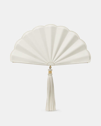 KateSpade Lotus Fan Clutch Bag Meringue