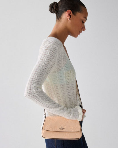 KateSpade Sutton Floral Mini Crossbody Bag Crisp Peach