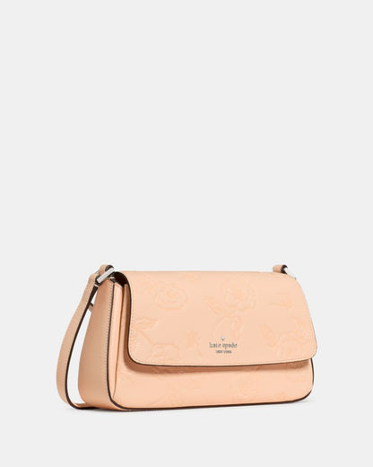 KateSpade Sutton Floral Mini Crossbody Bag Crisp Peach