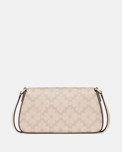 KateSpade Sutton Spade Flower Mini Crossbody Bag Dark Beige Moon Dust