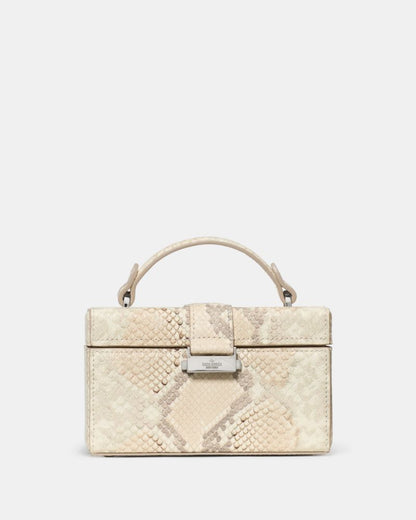 KateSpade Heirloom Snake Vanity Bag Natural Multi