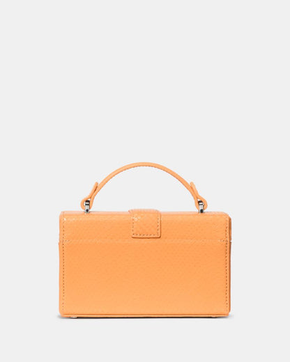 KateSpade Heirloom Snake Vanity Bag Desert Sunset