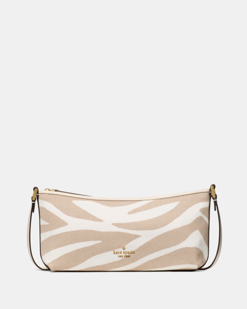 KateSpade Lenox Zebra Mini Crossbody Bag Natural Multi