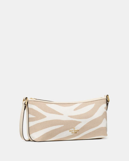 KateSpade Lenox Zebra Mini Crossbody Bag Natural Multi