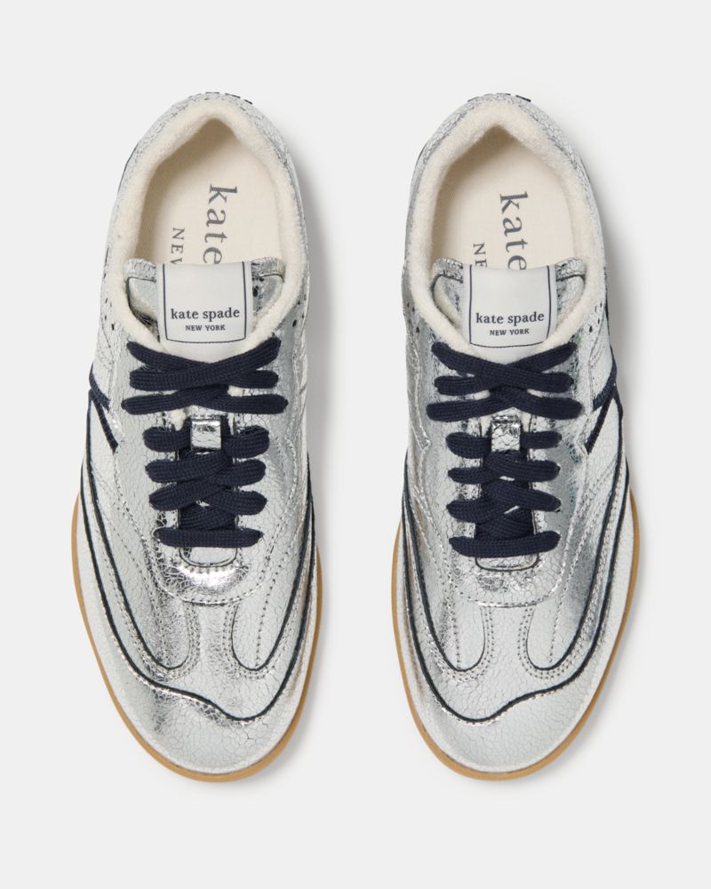 Katespade Ks Drift Sneaker Silver Captain Navy