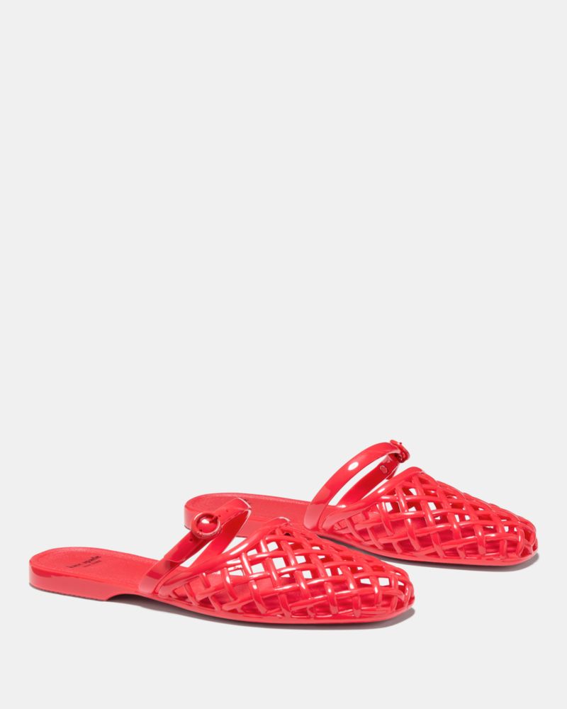 Katespade Jellyfish Mule Flat Heirloom Tomato