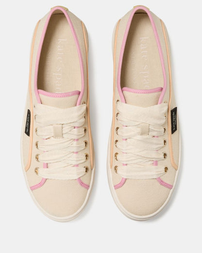 Katespade Sam Icon Platform Sneaker Natural Sunset Sand