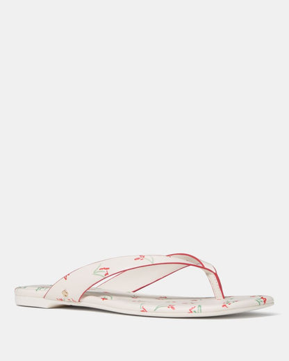 Katespade Sandie Flip Flop Sandal Cream Multi