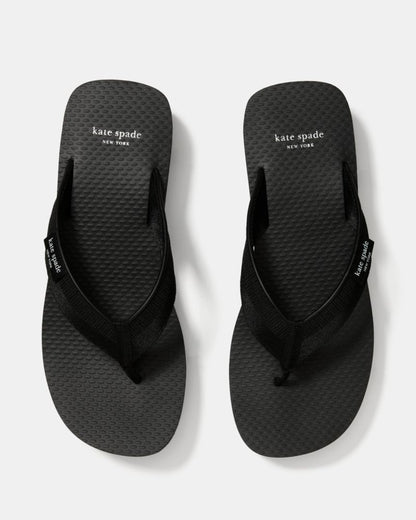 Katespade Sam Icon Platform Flip Flop Sandal Black
