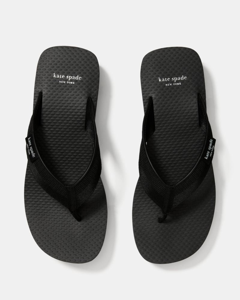 Katespade Sam Icon Platform Flip Flop Sandal Black