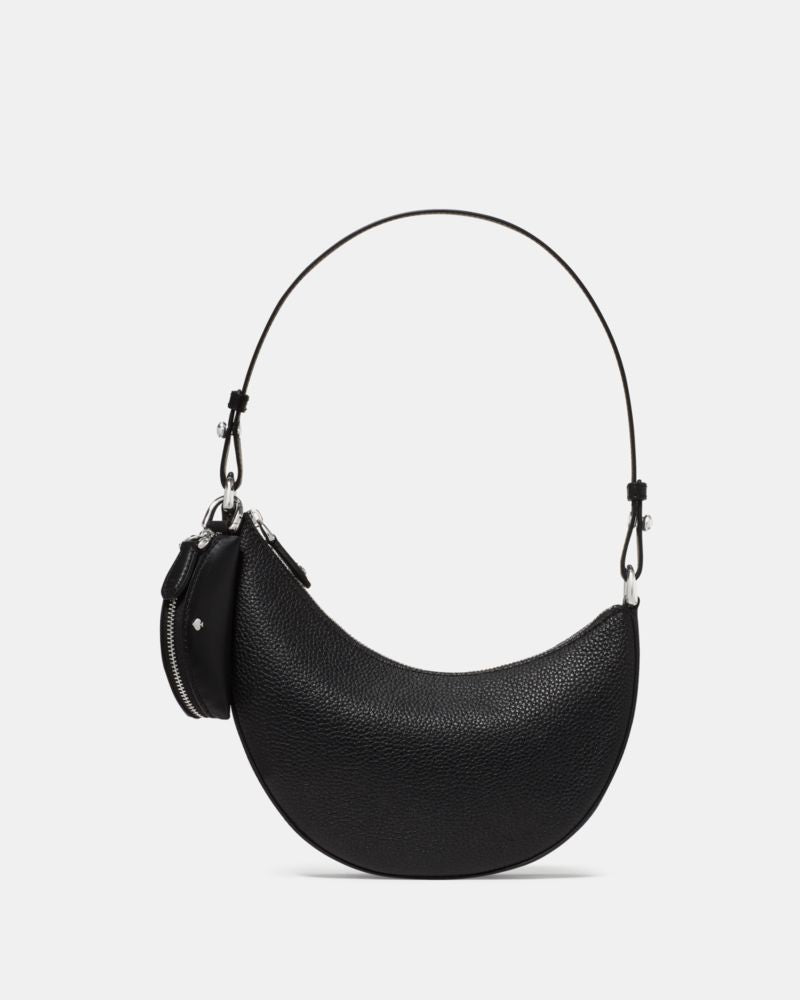 KateSpade Duo Mini Shoulder Bag Black Silver