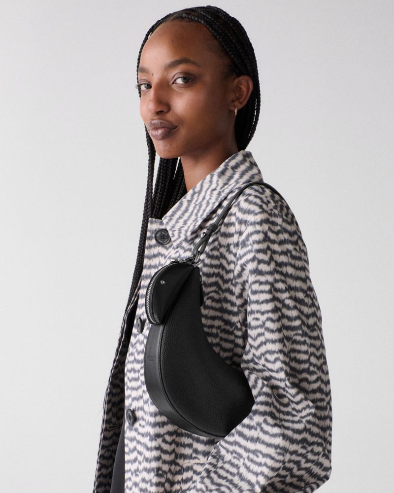 KateSpade Duo Mini Shoulder Bag Black Silver