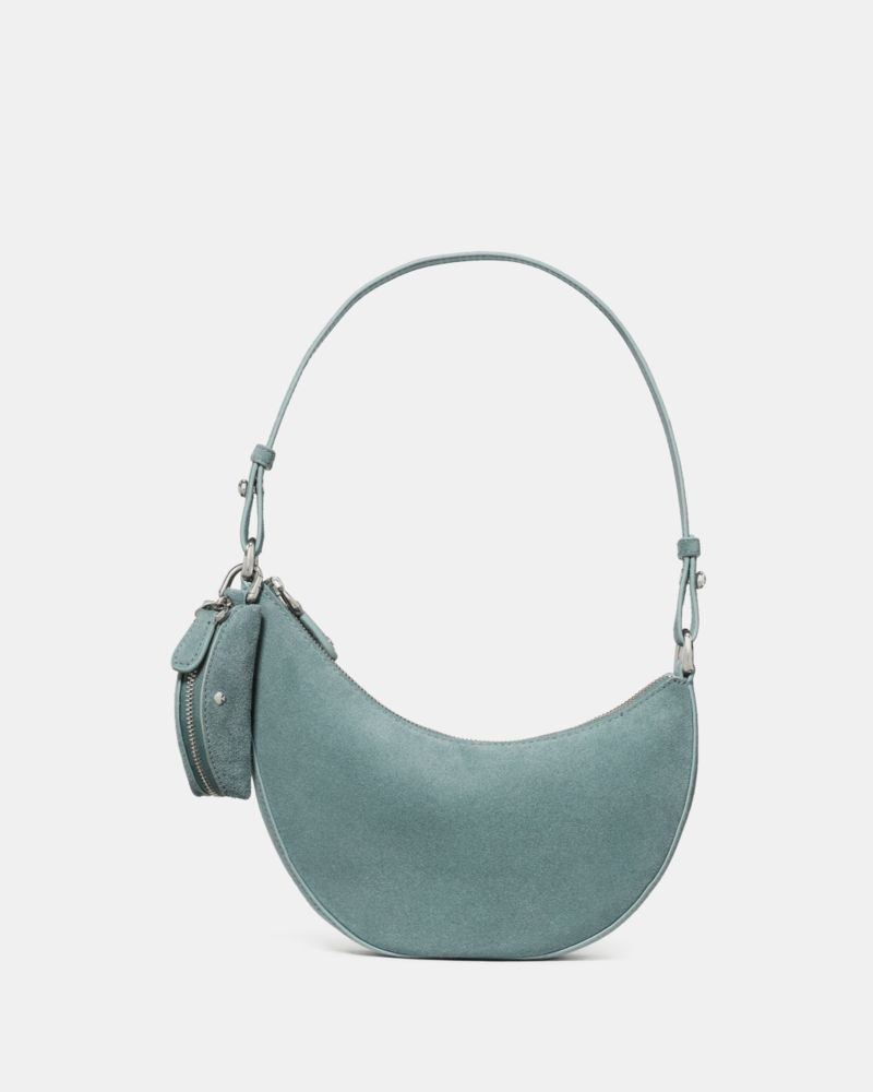KateSpade Duo Suede Mini Shoulder Bag Dark English Sea