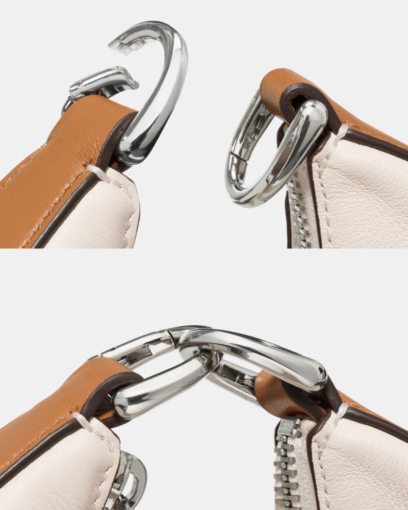 KateSpade Duo Wavy Suede Crossbody Bag Garden Soil