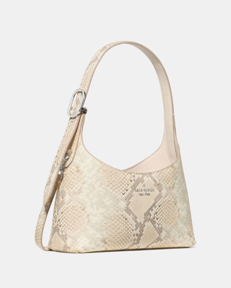KateSpade 454 Snake Embossed Mini Crossbody Bag Natural Multi