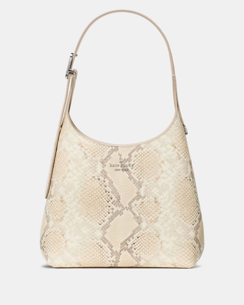 KateSpade 454 Snake Embossed Small Shoulder Bag Natural Multi