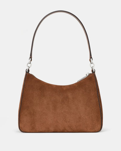 KateSpade Margot Suede Shoulder Bag Warm Gingerbread