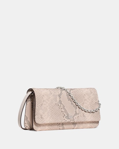 KateSpade Ivy Snake Embossed Crossbody Bag Pink Multi
