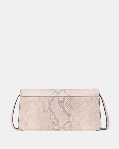 KateSpade Ivy Snake Embossed Crossbody Bag Pink Multi