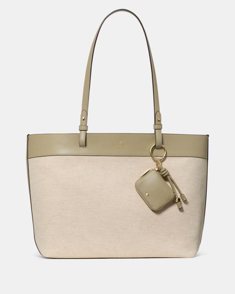 KateSpade Tessa Tote Bag With Charm Elm Multi