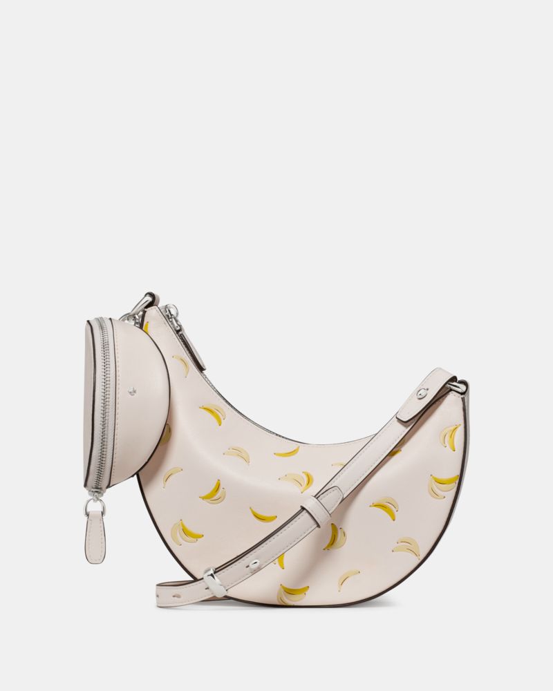 KateSpade Duo Banana Crossbody Bag Cream Multi